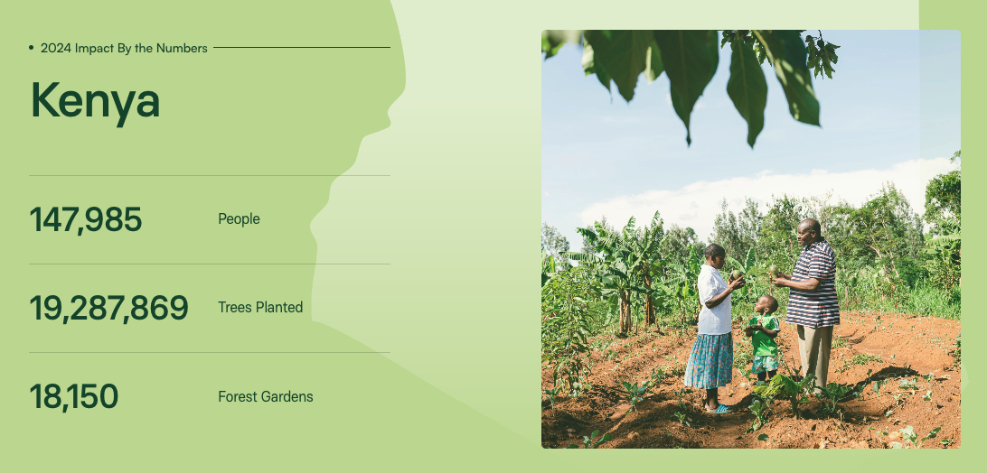 Trees for the Future, Green Trees Program, Green Worldwide Shipping, Kenya 2024 Impact, agroforestry, sustainable farming